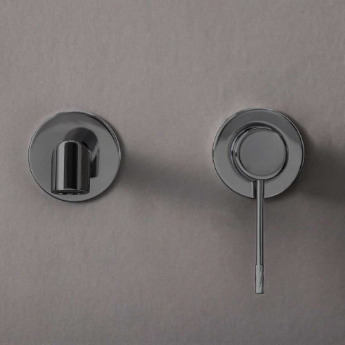 Смеситель для раковины Vincea Desire VBFW-1D1GM Вороненая сталь латунь встраиваемый