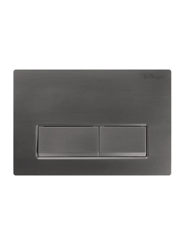 Клавиша смыва BelBagno BB-15R-GM цвет Оружейная сталь