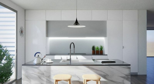 Смеситель для кухни Alveus Lyra-S Chr 1132184 Хром Черный латунь