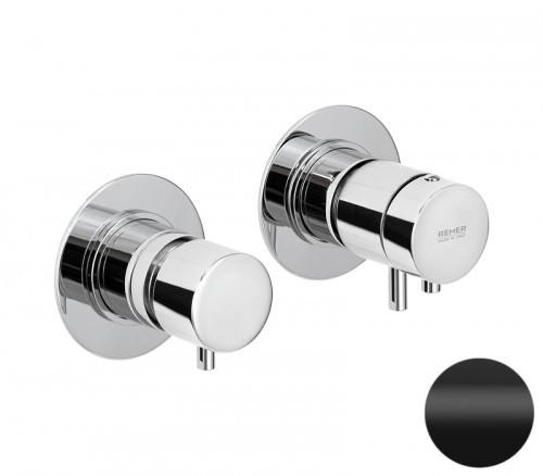 Смеситель для душа Remer X Style XT96D3NO с термостатом цвет Черный матовый