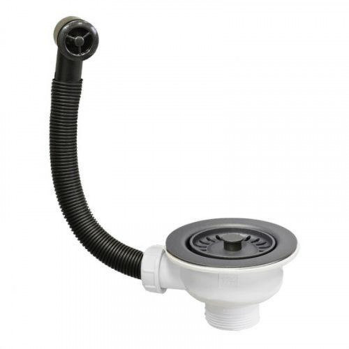 Слив-перелив для кухонной мойки McAlpine OF2-113S-MLB цвет Белый Хром