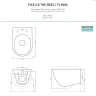 Унитаз Artceram File 2.0 Reel FLV006 05 00 подвесной цвет Белый матовый без сиденья