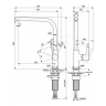Смеситель для кухни Ideal Standard Gusto BD418AA