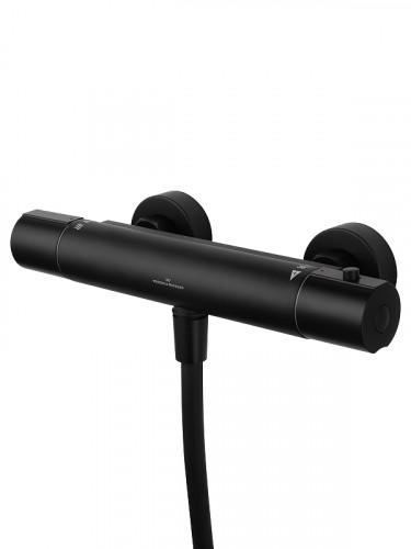 Смеситель для душа Wonzon & Woghand Inn WW-B2029-A-MB с термостатом цвет Черный матовый