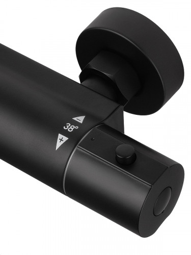 Смеситель для душа Wonzon & Woghand Inn WW-B2029-A-MB с термостатом цвет Черный матовый