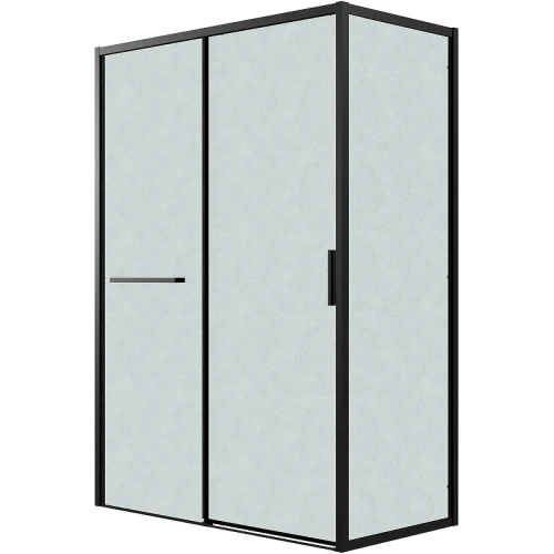 Душевой уголок Grossman Style 100х80 120.K33.05.1080.21.02 профиль Черный матовый стекло шиншилла