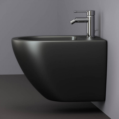 Биде Ceramicanova Metropol CN4003MB подвесное Черное