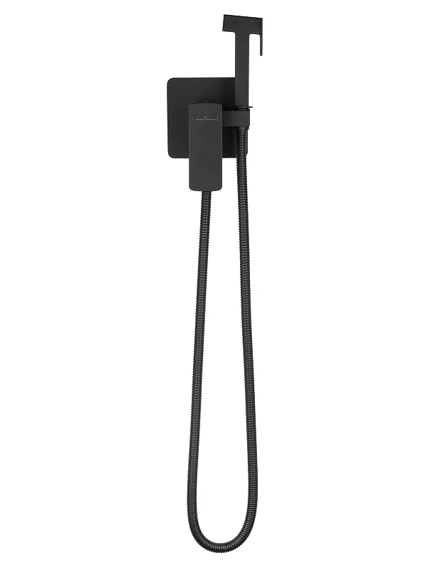 Гигиенический душ со смесителем Wonzon & Woghand Edge WW-88829003-MB цвет Черный матовый