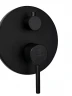 Душевая система FILARETE Roun FL1028BL цвет Черный матовый