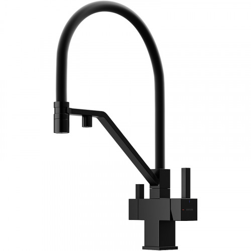 Смеситель для кухни Sancos Loro SC4007MB Черный матовый латунь