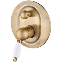 Смеситель для душа Caprigo Adria-Uno 02-551-vot Бронза латунь встраиваемый