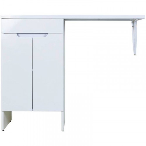 Тумба под раковину Orange Sistema 110 STD-50TUW Белая МДФ / ЛДСП