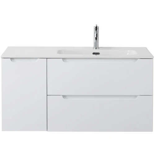 Тумба под раковину BelBagno Etna 100 R ETNA-1000-2C-1A-SO-BL-R подвесная Bianco Lucido МДФ / ЛДСП