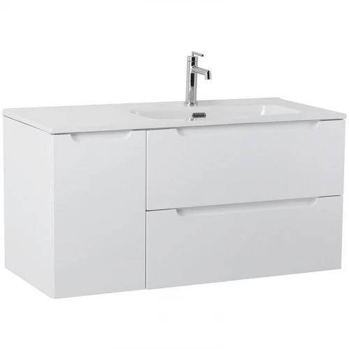 Тумба под раковину BelBagno Etna 100 R ETNA-1000-2C-1A-SO-BL-R подвесная Bianco Lucido МДФ / ЛДСП