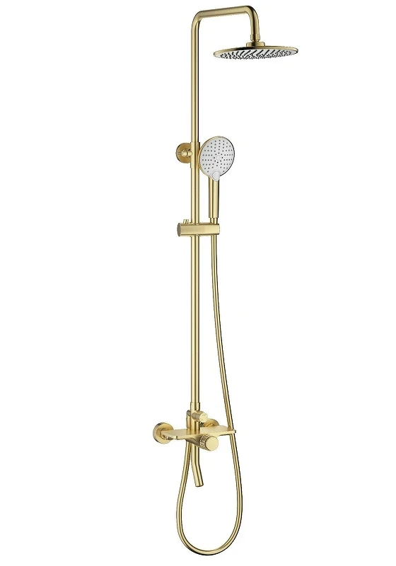 Душевая система Wonzon & Woghand Click WW-N3S962-BG цвет Брашированное золото