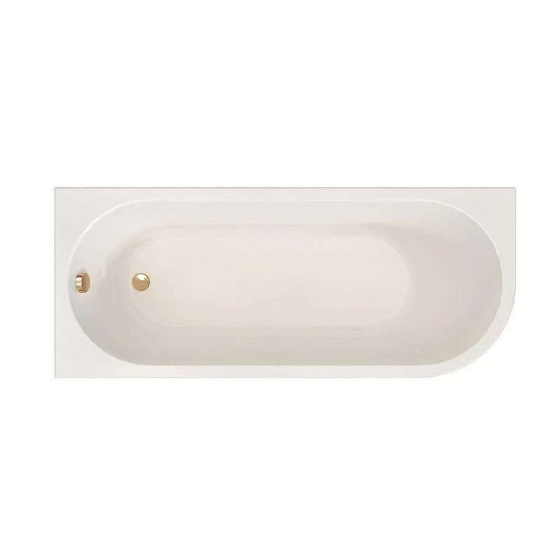 Акриловая ванна Radomir Вальс 3/4 170x75 L 1-01-4-1-1-345К цвет Белый со слив-переливом Бронза