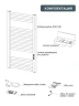 Электрический полотенцесушитель Rifar D-line 1800х600 DL-180-60-W цвет Белый