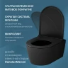 Унитаз AM.PM Func FlashClean C8F1700MBSC подвесной Черный матовый с сиденьем Микролифт фарфор подвесной