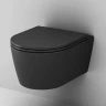 Унитаз AM.PM Func FlashClean C8F1700MBSC подвесной Черный матовый с сиденьем Микролифт фарфор подвесной