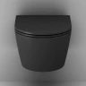 Унитаз AM.PM Func FlashClean C8F1700MBSC подвесной Черный матовый с сиденьем Микролифт фарфор подвесной