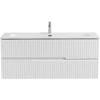 Тумба под раковину Cezares Duet-N 120 DUET-N-1200-2C-SO-BO подвесная Bianco Opaco