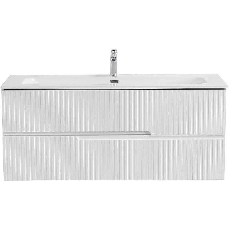 Тумба под раковину Cezares Duet-N 120 DUET-N-1200-2C-SO-BO подвесная Bianco Opaco