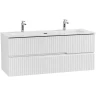 Тумба под раковину Cezares Duet-N 120 DUET-N-1200-2C-SO-BO подвесная Bianco Opaco