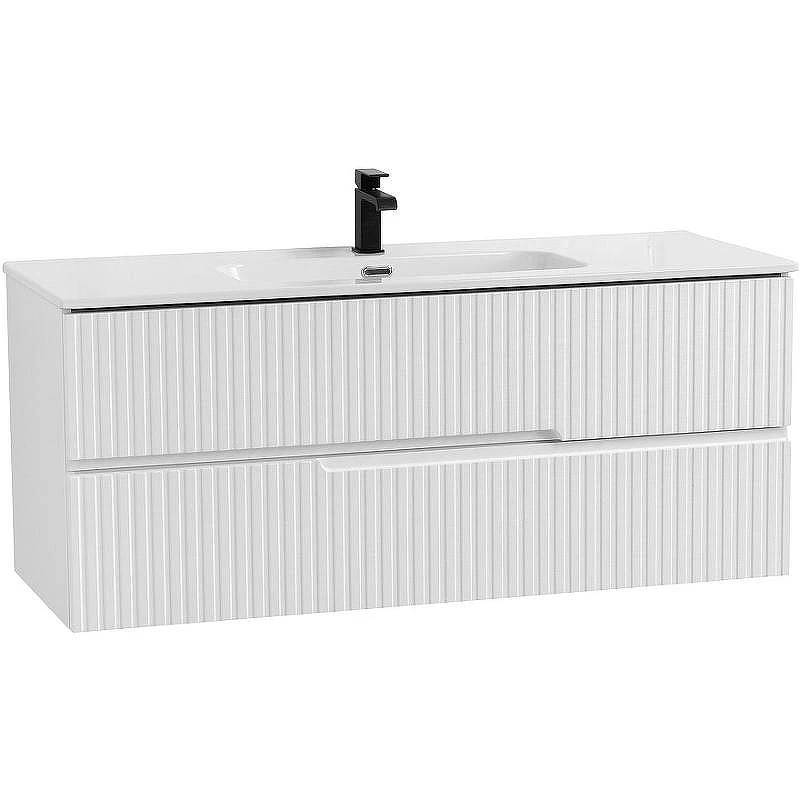 Тумба под раковину Cezares Duet-N 120 DUET-N-1200-2C-SO-BO подвесная Bianco Opaco