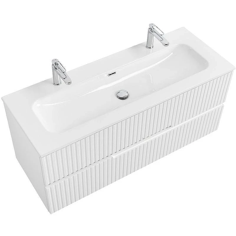 Тумба под раковину Cezares Duet-N 120 DUET-N-1200-2C-SO-BO подвесная Bianco Opaco