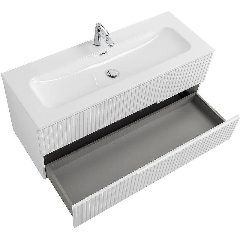 Тумба под раковину Cezares Duet-N 120 DUET-N-1200-2C-SO-BO подвесная Bianco Opaco