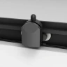 Комплект душевого уголка с душевой системой и аксессуарами AM.PM Gem 90x90 WK90EO профиль Черный матовый стекло прозрачное