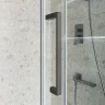 Душевой уголок BelBagno Marino 2 150x80 MARINO-2-AH-1-150/80-C-GM профиль Оружейная сталь стекло прозрачное