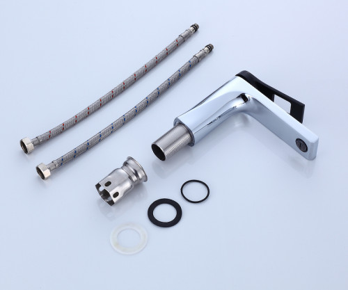 Смеситель для раковины Bronze de Luxe Element EL02CB Хром Черный латунь