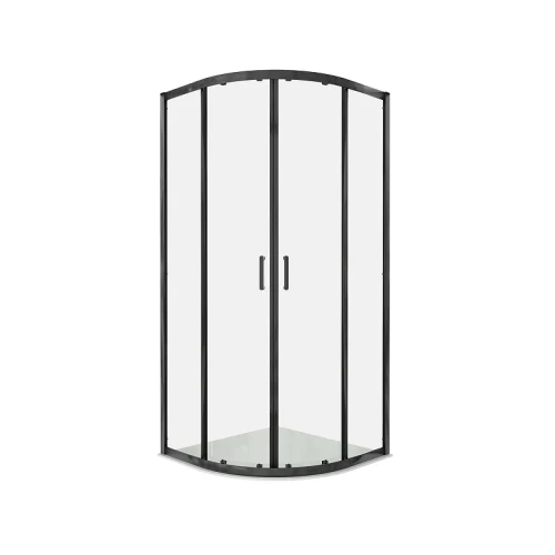 Душевой уголок Aquatek 100x100 AQ.RO.100.1BL профиль Черный матовый стекло прозрачное