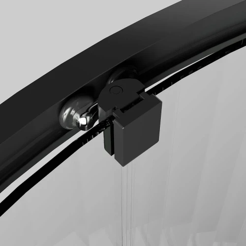 Душевой уголок Aquatek 100x100 AQ.RO.100.1BL профиль Черный матовый стекло прозрачное