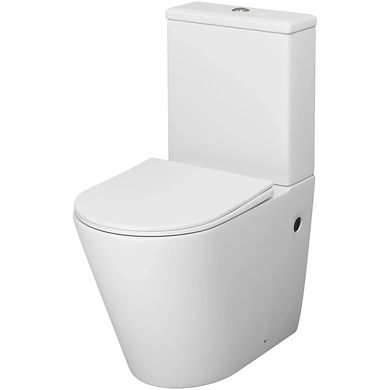 Унитаз компакт Grossman Color GR-4480MS Белый матовый с бачком и сиденьем Микролифт фаянс напольный