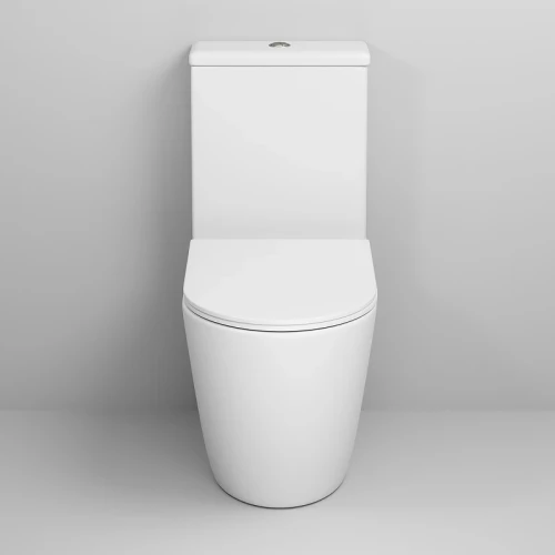 Унитаз компакт Grossman Color GR-4480MS Белый матовый с бачком и сиденьем Микролифт фаянс напольный