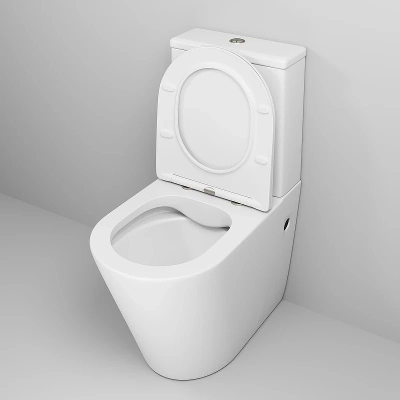 Унитаз компакт Grossman Color GR-4480MS Белый матовый с бачком и сиденьем Микролифт фаянс напольный