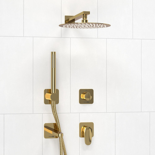 Душевая система WasserKRAFT Neckar A2151.278.279.183.208.280.197.281 Золото глянцевое латунь встраиваемый