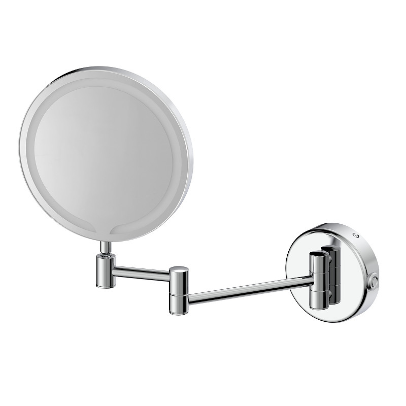 Косметическое зеркало Benesque Lumiere 70011101 с подсветкой и увеличением цвет Хром