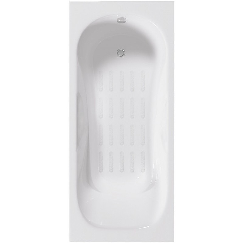 Чугунная ванна Delice Malibu 150x75 DLR230607-AS без отверстий под ручки с антискользящим покрытием