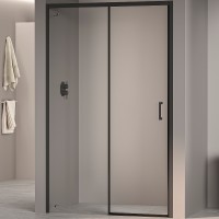 Душевая дверь RGW Passage PA-017B 120 350801712-14 профиль Черный стекло прозрачное