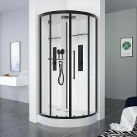Душевая кабина Black&amp;White Galaxy 90х90 8021000 с гидромассажем