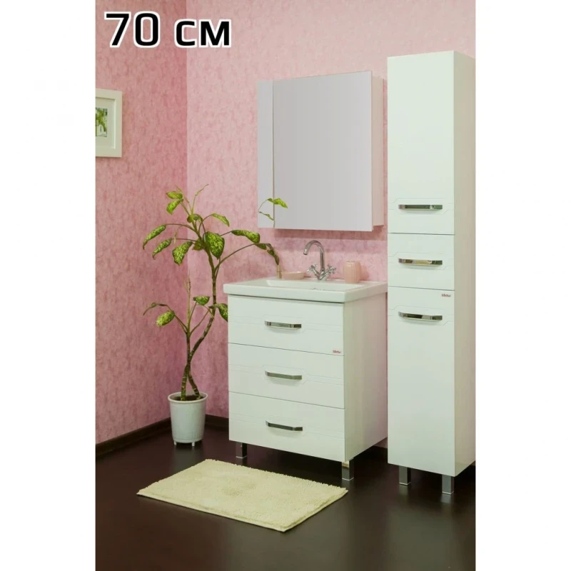 Зеркальный шкаф Sanflor Анкона 60 L С0000002155 Белый