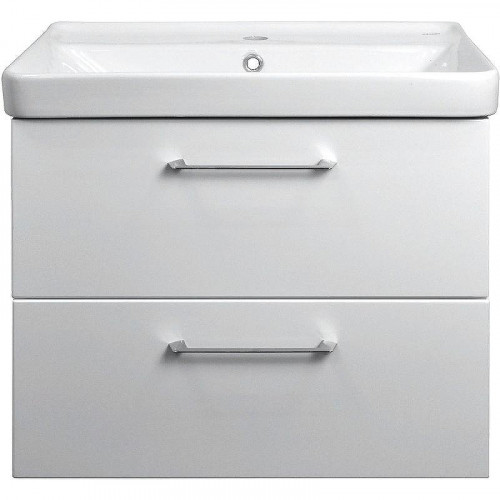Тумба с раковиной Azario Ника 70 CS00080144 подвесная Белая матовая