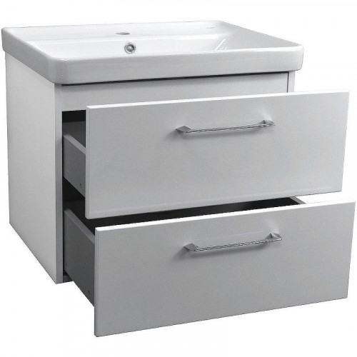 Тумба с раковиной Azario Ника 70 CS00080144 подвесная Белая матовая