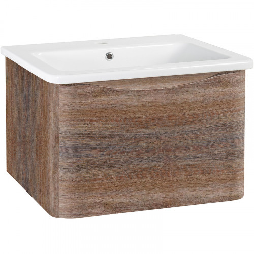 Тумба под раковину Runo Тоскана 80 00-00001417 Темное дерево МДФ / ЛДСП