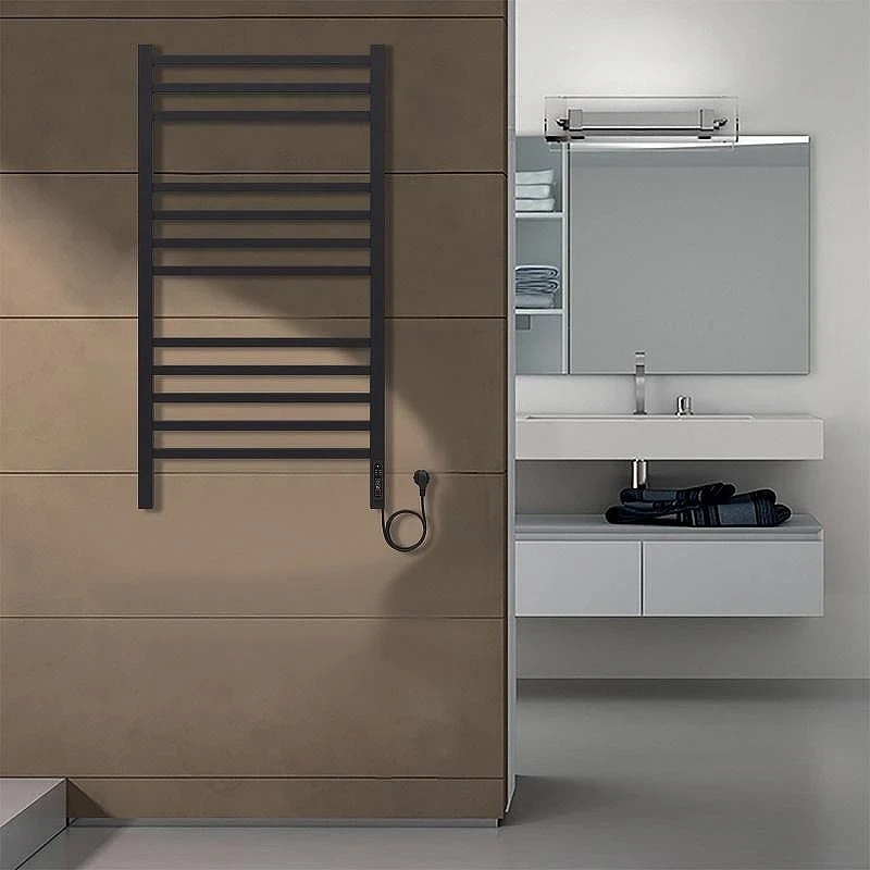 Электрический полотенцесушитель Azario Ancona 500x1000 П12 AZ71850B диммер справа Черный