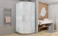 Душевой уголок Avacan 100x100 HC100MT профиль Цвет хромированный стекло Матовое
