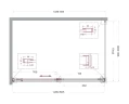 Душевой уголок BelBagno Soft Close-1 150x100 SOFT_CLOSE-1-AH-1-150/100-C-GM профиль Оружейная сталь стекло прозрачное